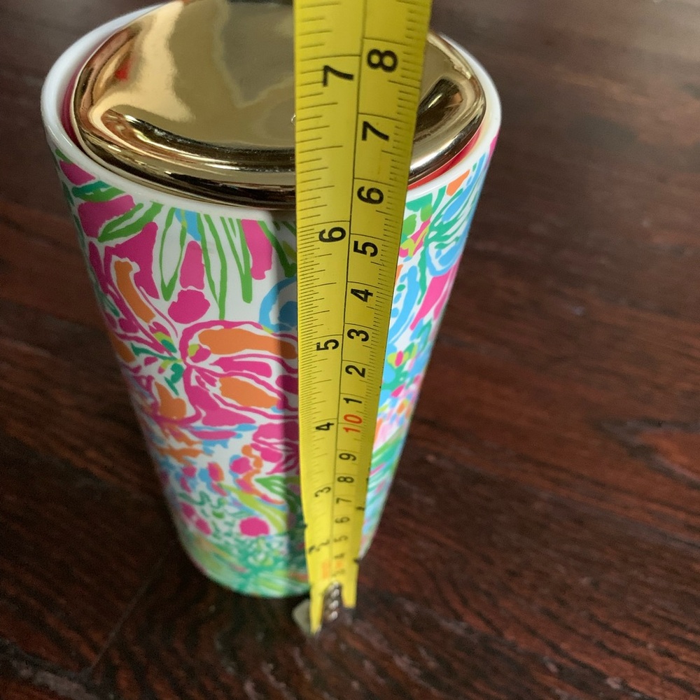 Lilly Pulitzer Pink and White Tumbler - Picture 9 of 16